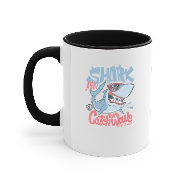 Discover Shark Surf Accent Mugs