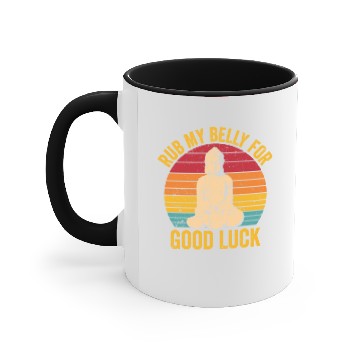 Discover Buddhism Buddha Buddhist Retro Accent Mugs