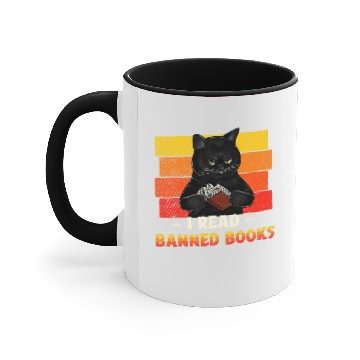 Discover I Read Banned Books Week Librarian Freadom Reader Accent Mugs
