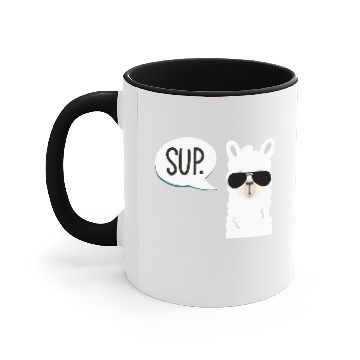 Discover Sup Llama Accent Mugs
