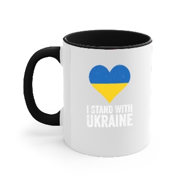 Discover I Stand With Ukraine Stop Putin Stop War Support U Accent Mugs