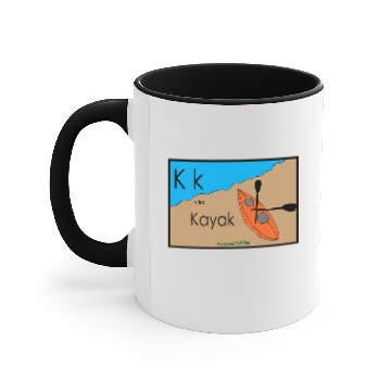Discover K k is for Kayak Accent Mugs