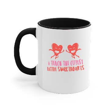 Discover I Teach The Cutest Little Sweethearts Teacher Day Accent Mugs