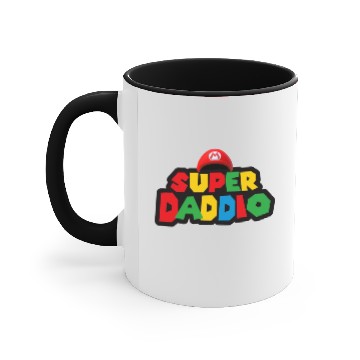 Discover Super Daddio Accent Mugs