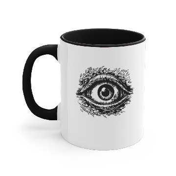 Discover Eye Eyeball Eyebrows Accent Mugs
