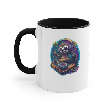 Discover DJ Sloth Accent Mugs