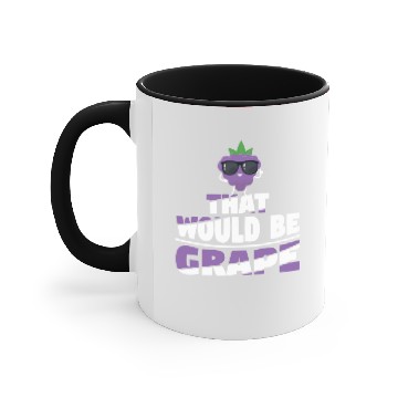Discover That Would Be Grape Accent Mugs