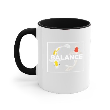 Discover Koi Balance Ying Yang Accent Mugs