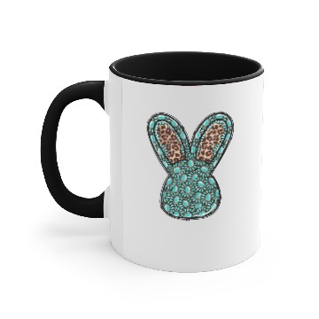 Discover Gemstone Turquoise Rabbit Accent Mugs
