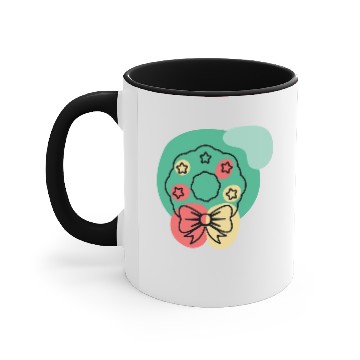 Discover Abstract Wreath Accent Mugs