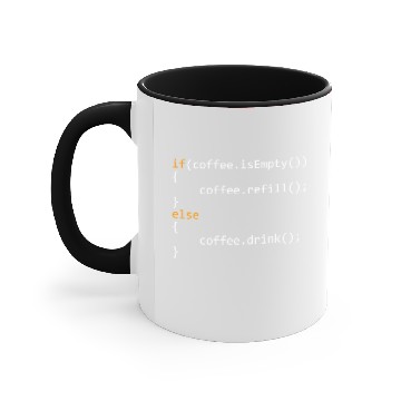 Discover Programmer Coffee For Coders Accent Mugs