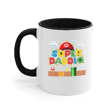 Discover Super Daddio Accent Mugs