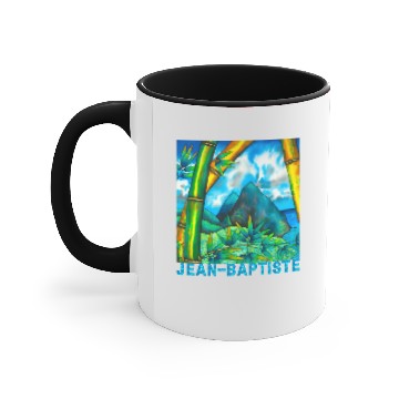 Discover St. Lucia Pitons & Bamboo Accent Mugs