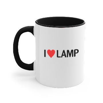 Discover I Love Lamp Accent Mugs