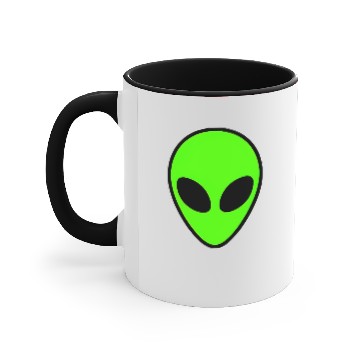 Discover Alien Head Pocket Patch Area 51 Accent Mugs