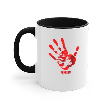 Discover Hand Red Mmiw Accent Mugs