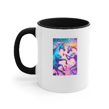 Discover Unicorns in candyland Accent Mugs
