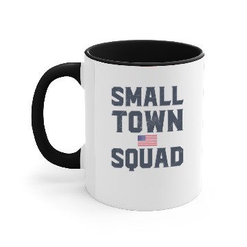 Discover small town squad Accent Mugs