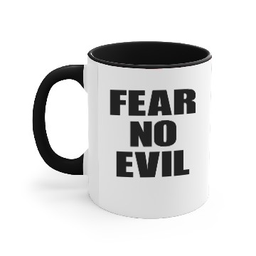 Discover Fear No Evil Accent Mugs