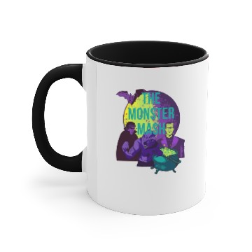 Discover monster mash Accent Mugs