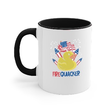 Discover firequacker American 4th of July Firecracker Accent Mugs
