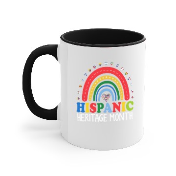 Discover Hispanic Heritage Month Spanish Rainbow Latino Accent Mugs