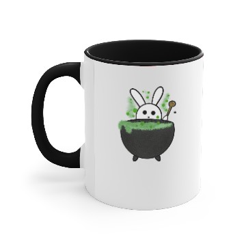 Discover Double Double Toil And Trouble A Rabbit Witch Accent Mugs