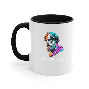 Discover Ehh Good Enough Meh, Mediocrates Accent Mugs