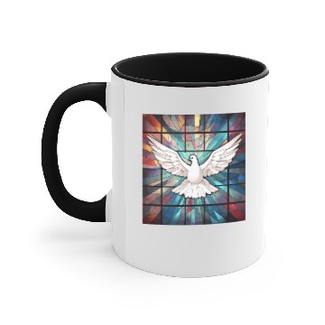 Discover White Dove Church Window Accent Mugs