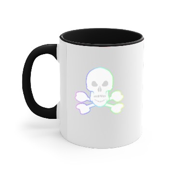 Discover White Skull And Crossbones Accent Mugs