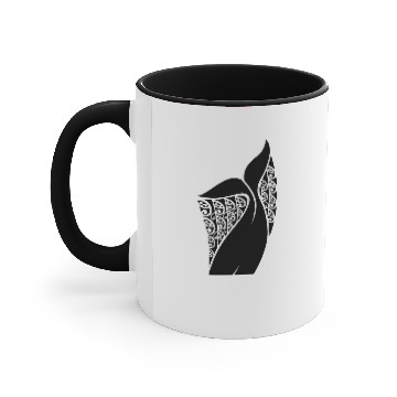Discover Maori Pattern Whale Tail Accent Mugs