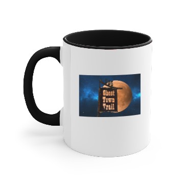 Discover Full Moon On Ghost Town Trail Accent Mugs