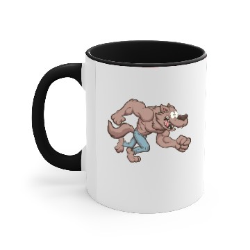 Discover Running Werewolf Accent Mugs