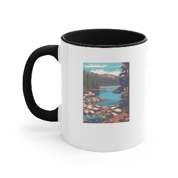 Discover Lake Tahoe California Accent Mugs, Lake Tahoe Accent Mugs, L