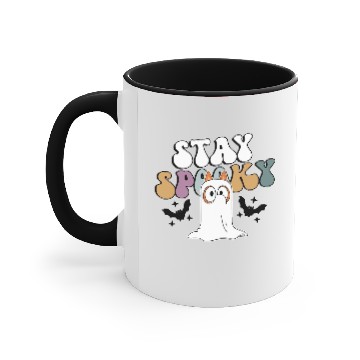 Discover BlueyDad Stay Spooky Funny Accent Mugs