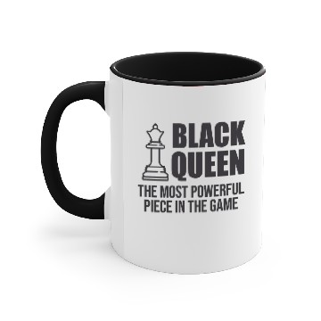 Discover Afrocentric Black Queen Accent Mugs