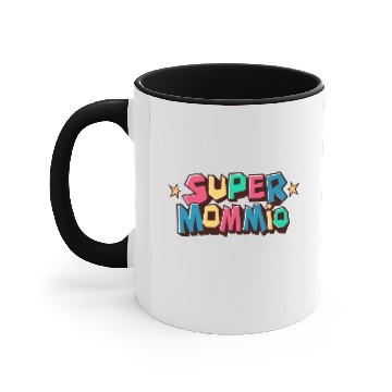 Discover Super mommio Accent Mugs
