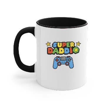 Discover Super daddio Accent Mugs