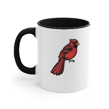Discover Red Cardinal Accent Mugs