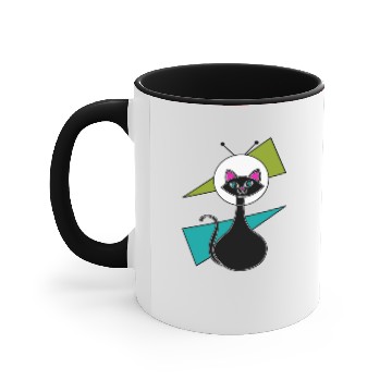 Discover Astro Cat Accent Mugs