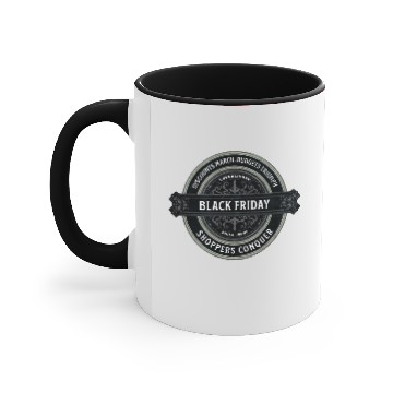Discover Black Friday - Shoppers Conquer Accent Mugs
