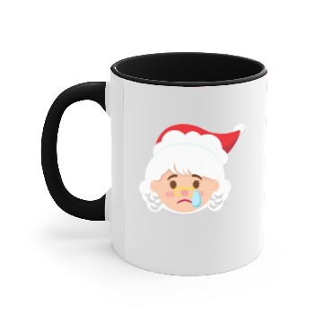 Discover Mrs Claus Emoticons Crying Tears Funny Christmas Accent Mugs
