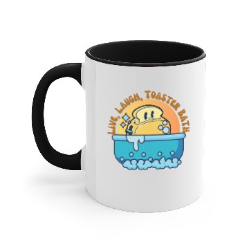 Discover Live Laugh Toaster Bath Accent Mugs