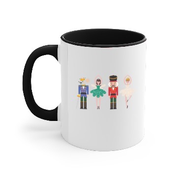 Discover Nutcracker Ballet Funny Christmas Nutcracker Accent Mugs