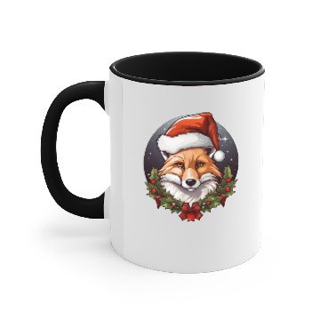 Discover Fox Christmas Accent Mugs