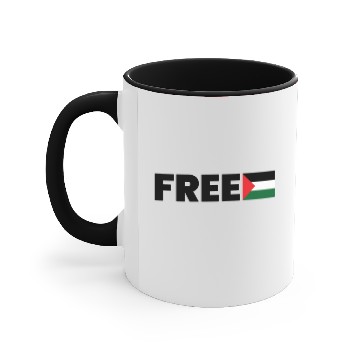 Discover Free Palestine Accent Mugs
