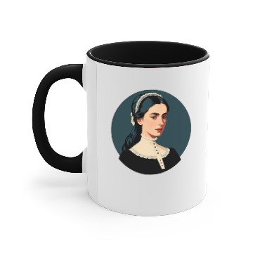Discover Young Maiden Maid from the 1900s Accent Mugs