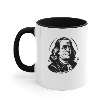 Discover Ben Franklin, Benjamin Franklin Accent Mugs