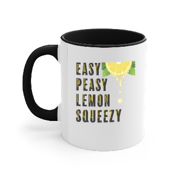Discover Easy Peasy Lemon Squeezy Accent Mugs