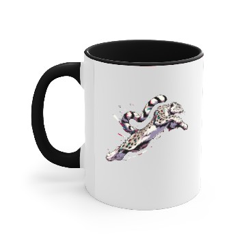Discover Snow Leopard Leopard White Leopard Accent Mugs